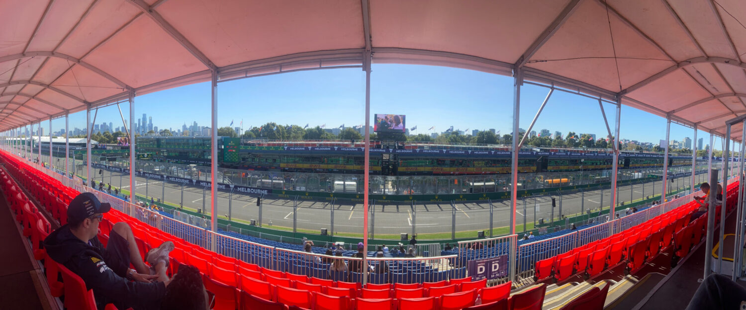 GRANDSTAND GABBLES